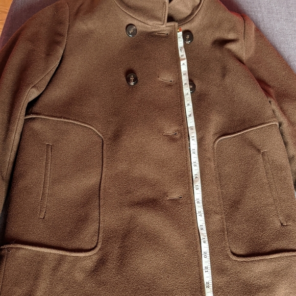 Zara, Brown Wool outer, pea coat - Picture 4 of 9